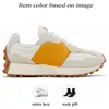 New 327 leopard running shoes Orange 327 mens designer shoes mens trainers Cloud Sea Salt Vintage Beige Brown Suede Print Black White women sneakers dhgate