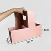 5-piece handheld thickened paper box holiday gift packaging paper box milk coffee cake bouquet decoration box 240507