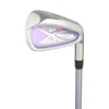 Dames golfclubs volledige set eFIL 7 golfset bestuurder/fairway hout/ijzer/putter grafiet flex l met headcovers