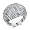 Ofertas Hip Hop Style Trendy Männer Ringe kupferring vereisen Bling Pave Cubic Zirkonia Geometrie Ring Charms 240507