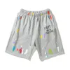 FOG Star Splash Casual Shorts Mens and Womens Sports Shorts Five-point Pants Fashion Brand Summer Loose Beach Pants
