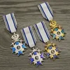 Prussian Bavarian Crown Cross Metal Enamel Emblem Soviet Commemorative Badge Chest 240507