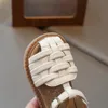 Baby Girls Woven Sandals Summer Toddler Kids Shoes Soft Soled Anti Slip Comfortable Children Casual Beach Princess 240425