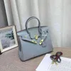 Lychee Handbag Leather Handbag Classic Women Tote Luxury Totes Grain Shoulder Handheld Bag Woman Classic Ladies Berkkins Bags 2024 QT2A