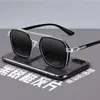 Trend zonnebril voor mannen Professionele dag Nacht Driver UV400 Retro Luxury Design Glazen Vintage 240423