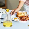 Opslagflessen honingpot met dipper en deksel bijen pot transparante glazen bijenkorf container huis keuken roer siroop fles