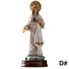 Sculptures 1pc Sainte Sainte Vierge Marie Sculpture Jésus Christ Statue de table Figurine Notre-Dame des Lourds Figures de statues