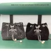 CF CC Chanei Bag Diamond Volledige emmer TOTE TOTE Tassen Hangbag voor dames kettingzakken schoudertas Tassel hanger Decoratie 15,5x15.5x9cm