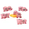 Actie speelgoedcijfers 10 stks mini -poppen set anime game ster kirby stapel figuur speelgoed cartoon actie beeldje beeldbare kinderen educatieve speelgoedcadeau t240506