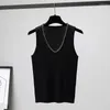 Tanks pour femmes V-collier Halter Vest Femme Spring and Summer Portez destiné à grande taille