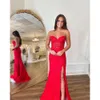 Balo deniz kızı elbise kırmızı seksi sevgilim illüzyon korse resmi akşam zarif dantel aplikeler özel ocns promdress es elbise için parti elbiseleri