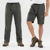 Pantalon masculin masculin à la mode cabriolet de séchage rapide à séchage rapide pantalon de randonnée en plein air jogging pantalon respirant shortsl2405