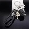 Witchcraft Celtic Knot Pendant Key Chain Stainless Steel Protection Amulet Bag Charm Witch Keychain Jewelry nudo de bruja 240425