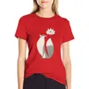 Damespolo's De en Lotus Flower T-shirt Zomerkleding Tops voor vrouwen