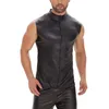 Vêtements ethniques gilet supérieur M-4xL Spandex sans manches Spandex haute élasticité sortant des sports de shopping marque classique masculin masculin