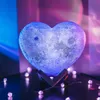 Fashion Love Moon Light 3D Gedrukt Led Light Mooi ontwerp