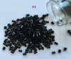 Couleur de couleur noire plate cuivre micro tubes micro-anneaux sans évasion pour les cheveux iTip 1000pcsbag 30 mm x 24 mm x 40mm6125203