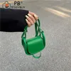 Shoulder Bags Women Mini Lipstick Storage Bag PU Leather Cute Solid Color Satchel Purse Female Dating