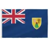 アクセサリーPterosaur British Turks and Caicos Islands Flag 60x90cm 90x150cm、部屋の屋内屋外装飾バナーのための真鍮グロメット付き旗