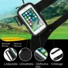 Braçadeiras esportes de pulseira de braçadeiras de pulso para iPhone 14 13 12 11 Pro Max XR XS 7 8 Plus Samsung S23 S22 S21 Bike Phone Pouch bolsa