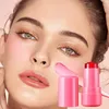 Milk Jelly Blush Stick imperméable Blush Highlighting Stick 2 po IN 1 FACE BLUSHER BUSHER Multi-Use Lip Cheek For Skin 240507