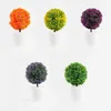Dekorative Blumen Kränze Künstliche Pflanzen Bonsai Kleine Baumsimulation Topf Pflanzen Blumen Tischstopfteck für Haushotel Garten Büro -Dekoration