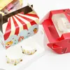 20 -stcs cupcake dozen HANDELSE WINDE KRAFT PAPIER Geschenkverpakkingsdoos voor kinderen Verjaardagsfeest Circus Soldaat Wit Aangepaste 240426