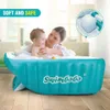 Nadmuchiwane krzesło wanna dla niemowląt urocze niedźwiedź niemowlęta wanna kąpielowa bez poślizgu basen maluch przenośny składany pod prysznic W 240420