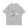 Herr t-shirts 2024 Summer T-shirt y2k retro kort hylsa extra stor casual mode personlig tryckt topp hip hop street kläder nya stylel2405