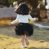 Tutu Kleid Kinder Mädchen Tüll Rock Baby Mädchen Kleidung Tutu Pettiskirt Rock Fashion Party Prinzessin Ballkleid für Mädchen Neugeborene 6 Farben D240507