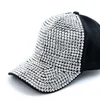 Ball Caps New Women Diamond Inlay Cap Simple Plain Baseball Cap