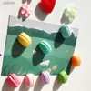 Aimants de réfrigérateur mignon simulation de 5 aimants de réfrigérant macaron un ensemble d'aimants 3D créatifs personnalisés pour la décoration domestique WX