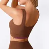 Mode ll-tops sexy women yoga Sport Underwear Suit Fitness Beauty Back Bra Yoga Sports Gest Womens Top Top Sock-Absorbing Belt Coffre Pad pour Summer