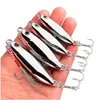 BAITS LURS 10PCOT METAL CAST JIG SPOON 10G 15G 20G 30G 40G SET AVEC CHACK CASTING JIGGING FISH BOS BASS Fishing Lure Lure Bait artificiel Otnzj