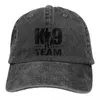Bollmössor Summer Cap Sun Visor Belgian Dog K9 Team Unit Malinois Hip Hop Cowboy Hat toppade hattar