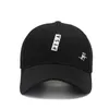 Ball Caps FS Red Casual Cotto Baseball Cap for Men Letter Borduurwerk vrouwen Trucker hoed Koreaanse stijl Zomer Sunshade Golf Caps Bone 2024 Y240507