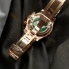 2024 Nowy luksusowy zegarek męski 4130 Mechaniczny ruch automatyczny 40 mm 116505 Sapphire gradient Glow Waterproof Waterproof Dial 18K Gold Pasp
