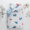 3Pcs Baby Bedding Set Boy Girl Cartoon Soft Kindergarten Cotton Cot Bed Linen Include Pillowcase Bed Sheet Duvet Cover No Filler 240429