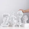 Sculptures de renommée mondiale statue rétro art en résine têtes de crâne de sculpture sketch david moliere accessoires de décoration domestique figurine moderne