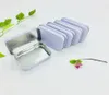 New Arrival white hinge Rectangle gift box sealing plain tin box 95x60x21mm 100pcslot8725817