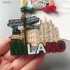 Fridge Magnets European Souvenir refrigerant magnet Milan Venice Italy European stereo resin magnet home decoration WX