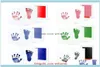 Toys Supplies Home Gardeby Handprint Footprint Ink Pads Kits Pet Cat Dog Print Souvenir NonToxic1 Drop Delivery 2021 Ahx1S5310342
