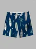 Herren -Shorts Sommerpool Aktivitäten komfortable Küste Hawaiianer Urlaub Casual Beach Coconut Tree Print