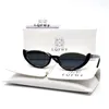 Lunettes de soleil Retro Lady Cat Eye for Ladies Mirror Brand Designer Summer UV Protection Party Personal Travel