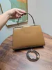 luxe tassen schoudertas dames handtas tas tas satchel crossbody tas lady eleanor satchel 5a echt lederen gewoon bruin 32 cm mode tas bag ontwerper draagtas tassen