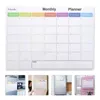 Calendar Planner Fridge Magnet Calendar Board White Refrigerator Whiteboard Month Planning Message Erasable Calendar Board