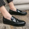 Mocas casuais com tassel mocassins de alta qualidade Mocassins Mocassins Office Business Walking Shoes Plus Size