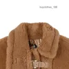 Cashmere Coat Designer Coat Fashion Trend Maxmaras New Womens Orsacchiotto cappotto 5/4 Short Top