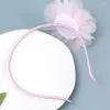 Accessoires de cheveux Fashion Lace Flower Bandons filles perle cerce d'enfants