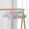 Hangers 5 stks huishoudelijke kledinghanger met cliphangende rok multifunctionele Traceless Home Storage Organizer